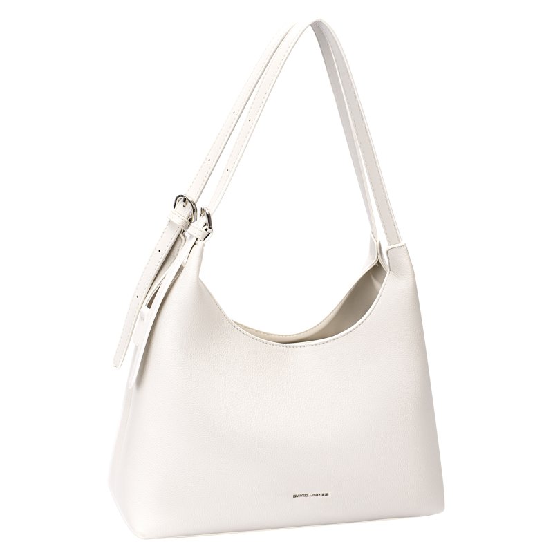 David Jones Twin Handle Shoulder Bag Coconut Cream