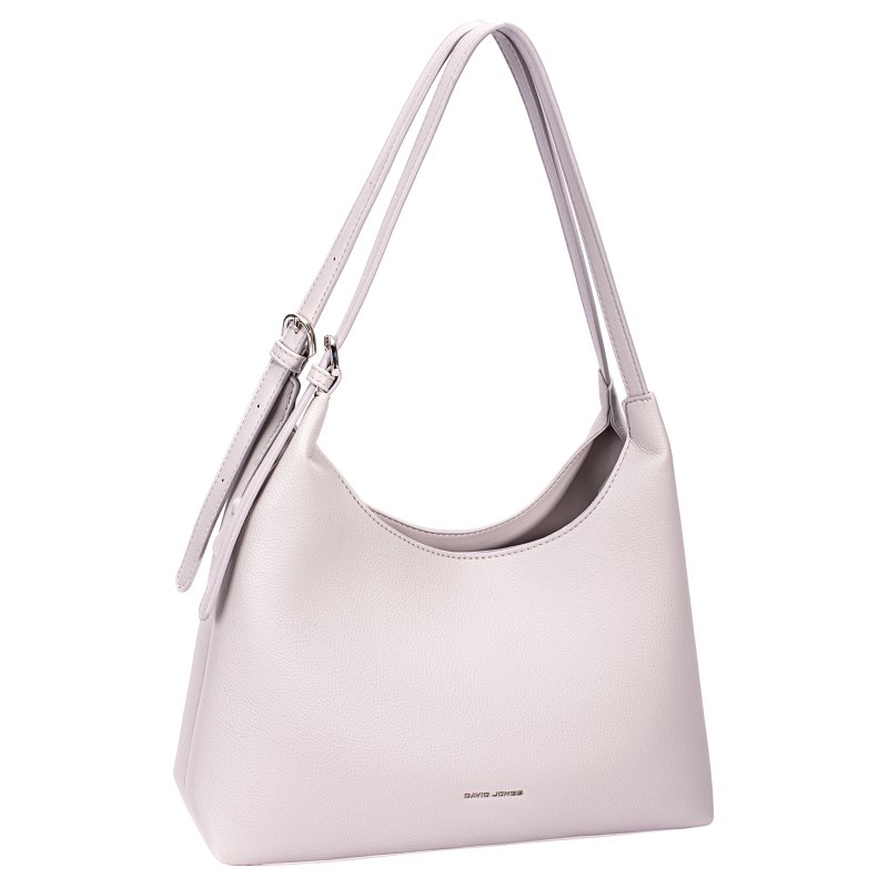 David Jones Twin Handle Shoulder Bag Snow Lilac