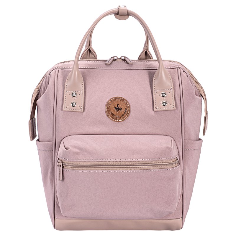 David Jones Structured Backpack Adobe Rose