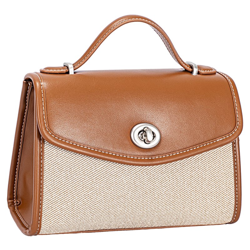 David Jones Top Handle Grab Bag Oatmeal Beige