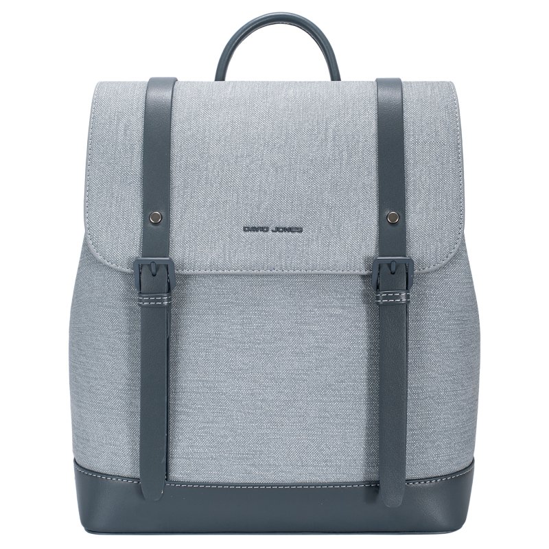 David Jones Canvas Effect Backpack Blue Jean