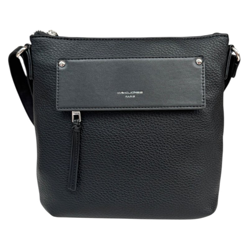 David Jones Slim Crossbody Bag Black