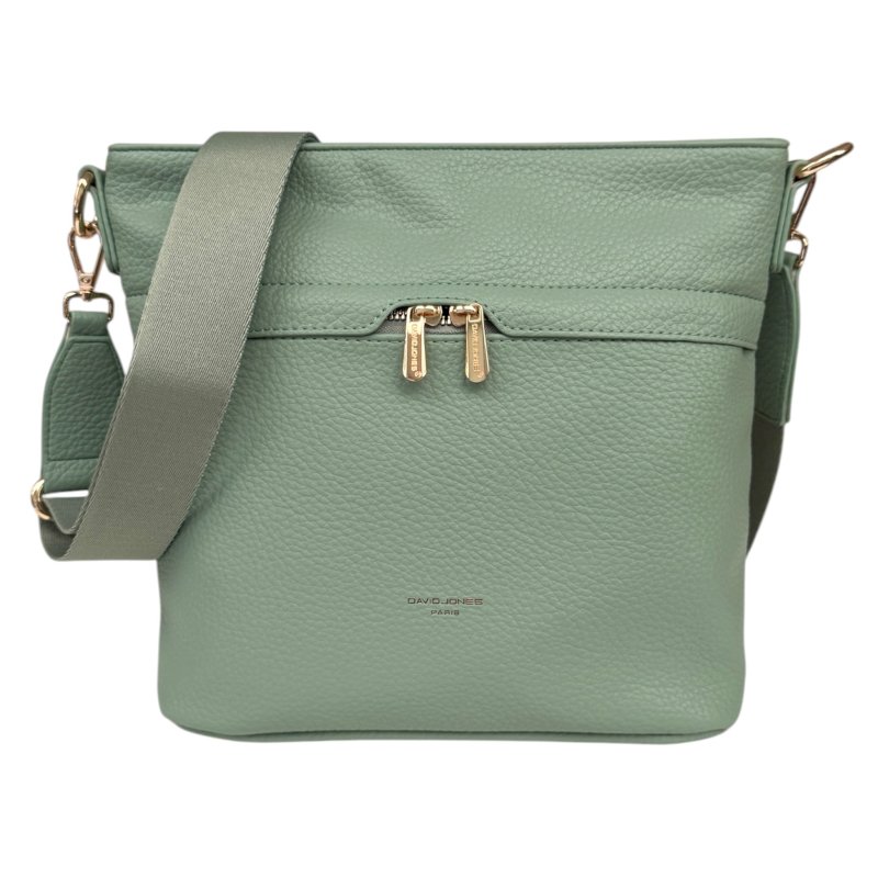 David Jones Slouchy Crossbody Bag Aqua Green