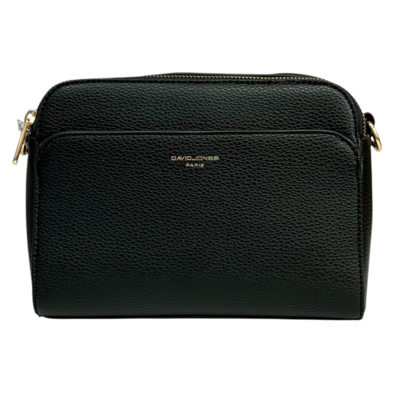 David Jones Twin Zip Camera Bag Black