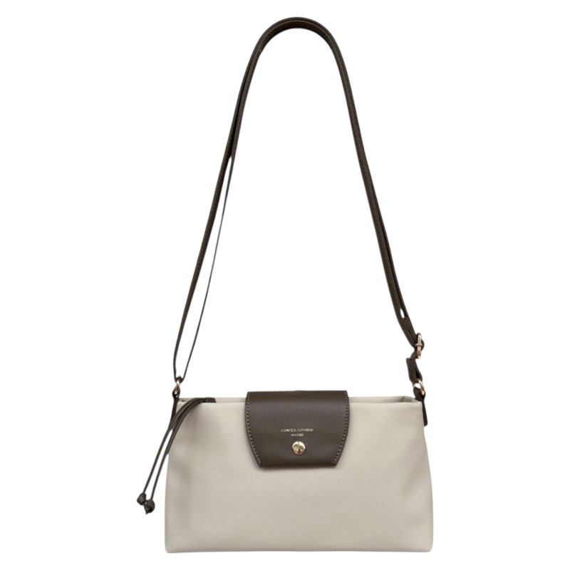 David Jones Small Tab Over Shoulder Bag Almond Milk