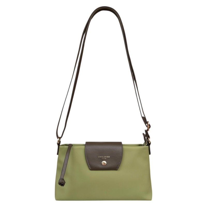 David Jones Small Tab Over Shoulder Bag Moss Green