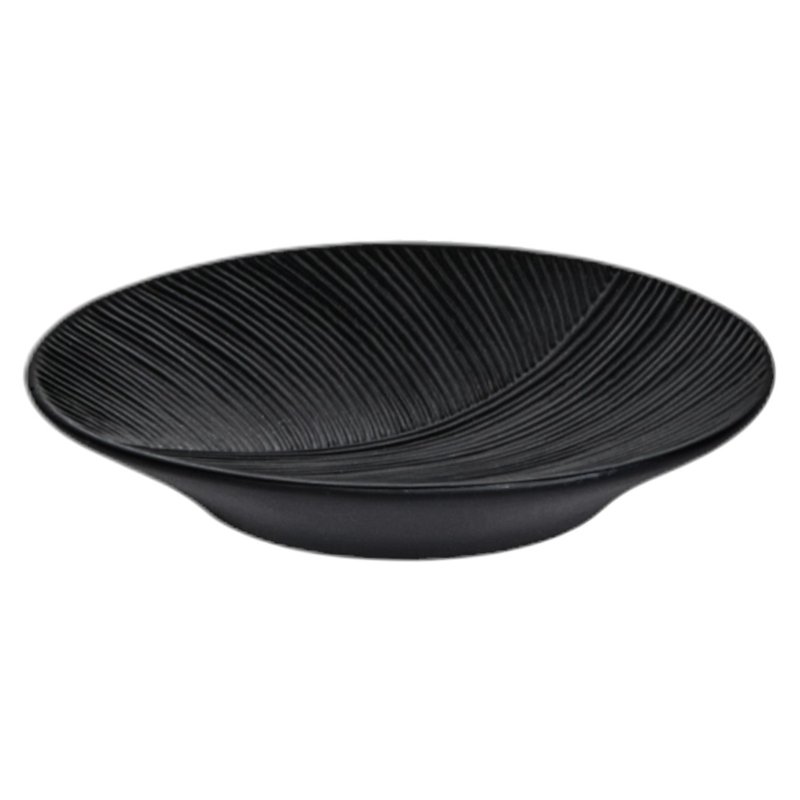 Showerdrape Ripple Black Soap Dish