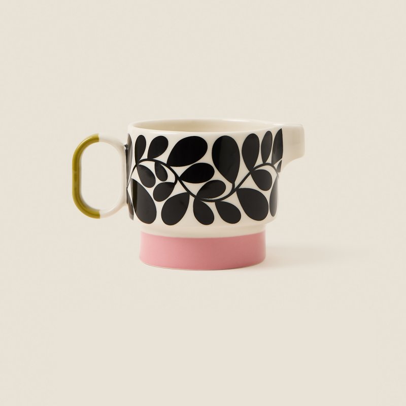 Orla Kiely Sycamore Stripe Milk Jug Pink