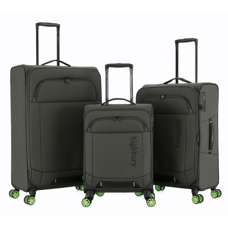 Highbury Embark Soft Shell Olive Cases group shot