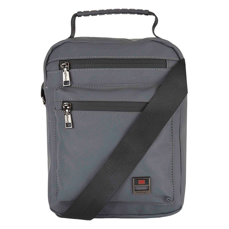 Highbury Grey Crossbody Bag front