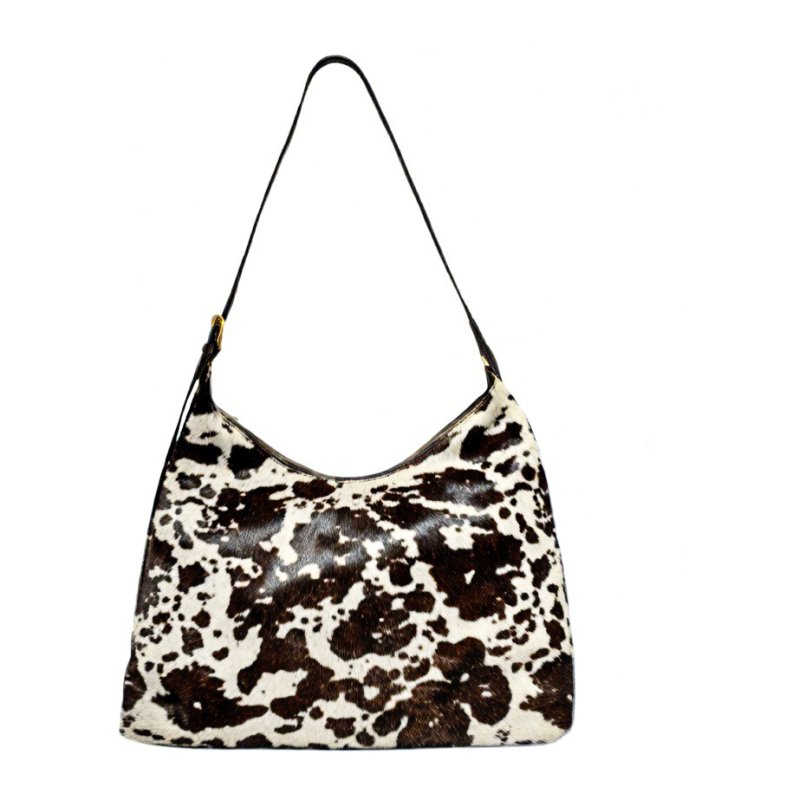 Ashwood Leather Hair-on-Hide Shoulder Bag