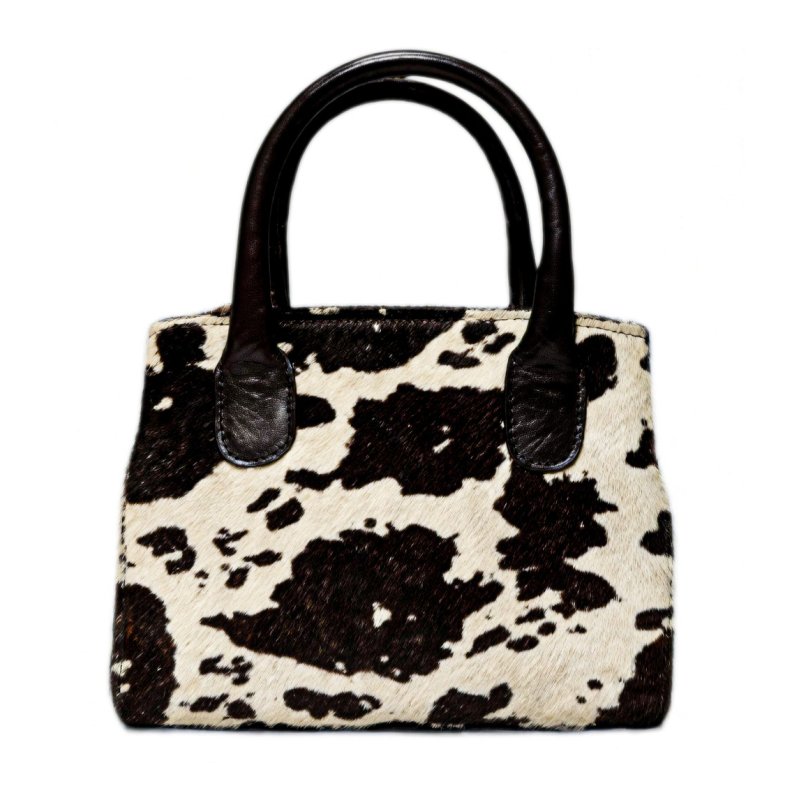 Ashwood Leather Hair-on-Hide Handbag With Crossbody Strap