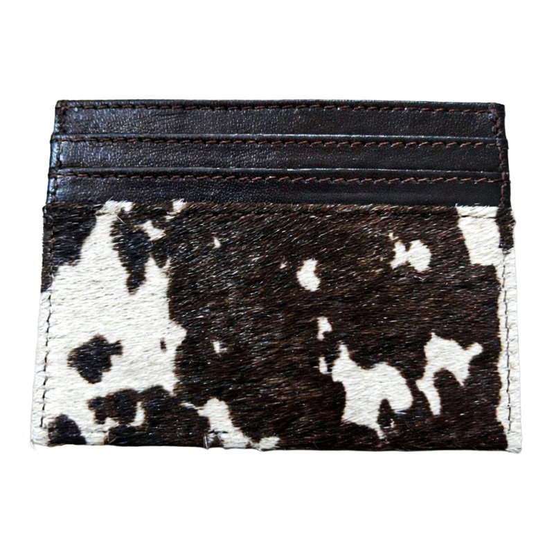 Ashwood Leather Hair-on-Hide Slim Card Holder