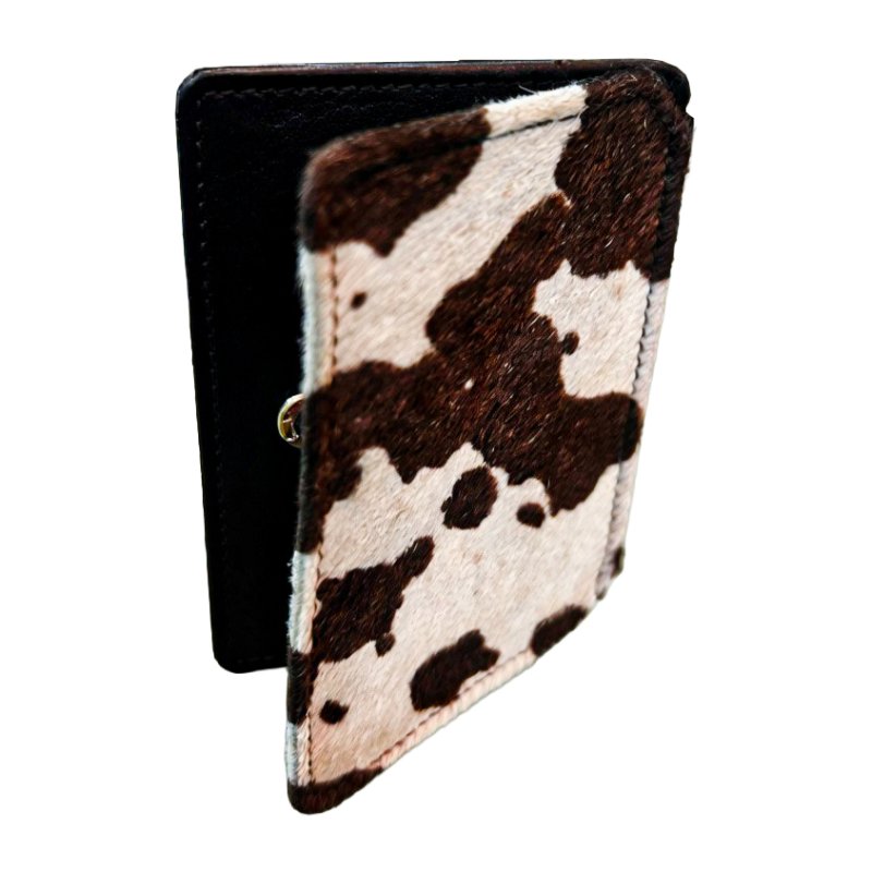 Ashwood Leather Hair-on-Hide Card Holder Wallet