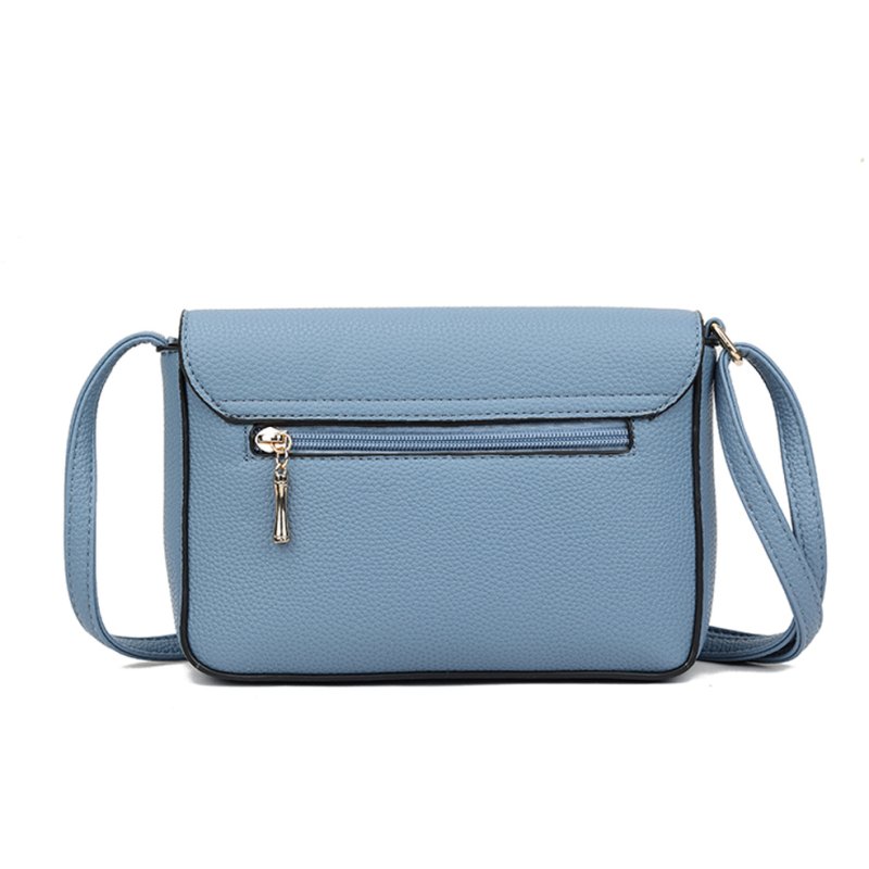 Long & Son Flap Over Shoulder Bag Denim