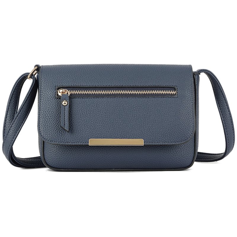 Long & Son Flap Over Shoulder Bag Navy