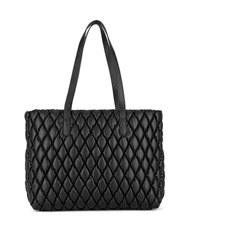 Long & Son Quilted Tote Bag Black