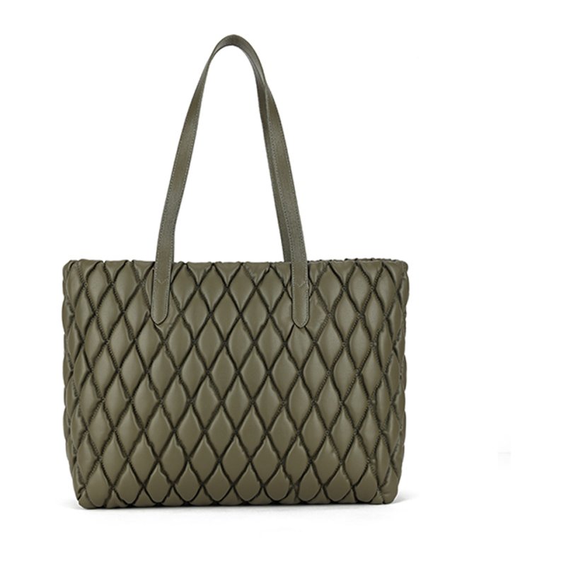 Long & Son Quilted Tote Bag Green