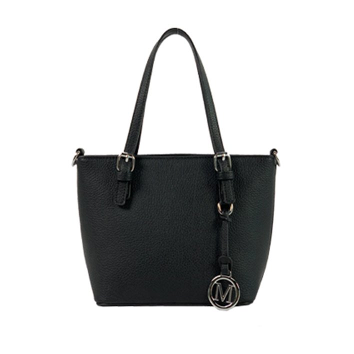 Long & Son Charm Tote Bag Off Black