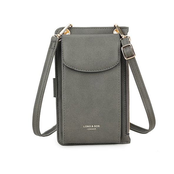 Long & Son Phone Bag Dark Grey