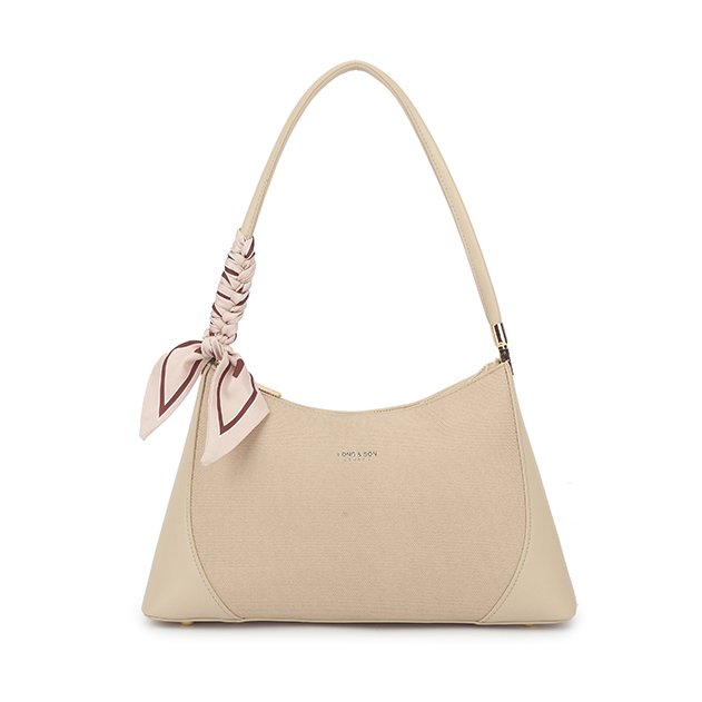 Long & Son Scarf Accent Bag Beige
