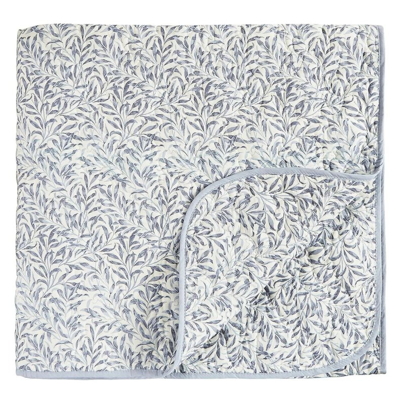 Morris & Co Willow Bough Throw China Blue