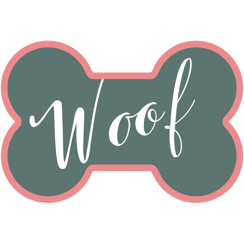 Tradestock PVC Pet Feeding Mat Woof