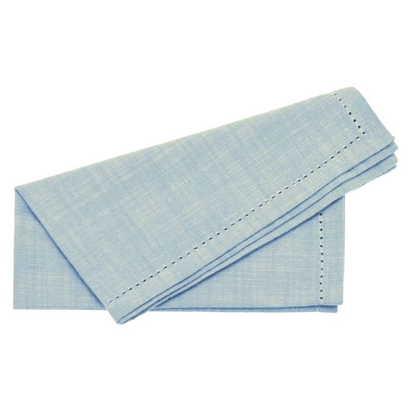 Waltons Chambray Napkin Sky Set Of 4