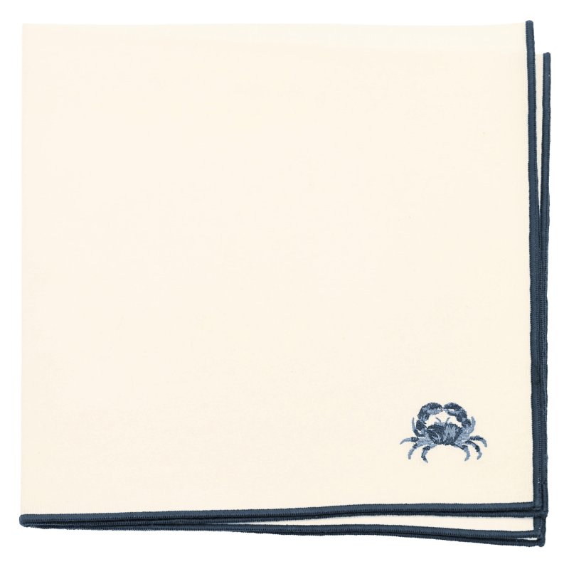 Waltons Embroided Napkin Crab Set Of 2