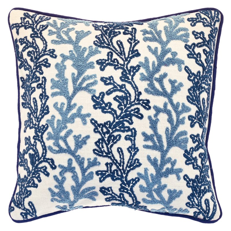 Waltons Embroidered Kelp Cushion