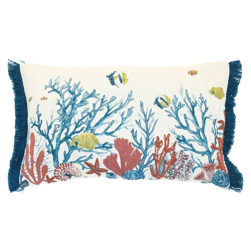 Waltons Embroidered Maritime Cushion