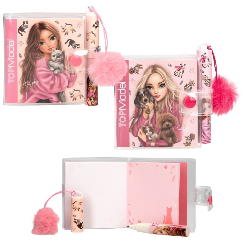 TOPModel Mini Notebook With Ballpen Fur Ever Friends
