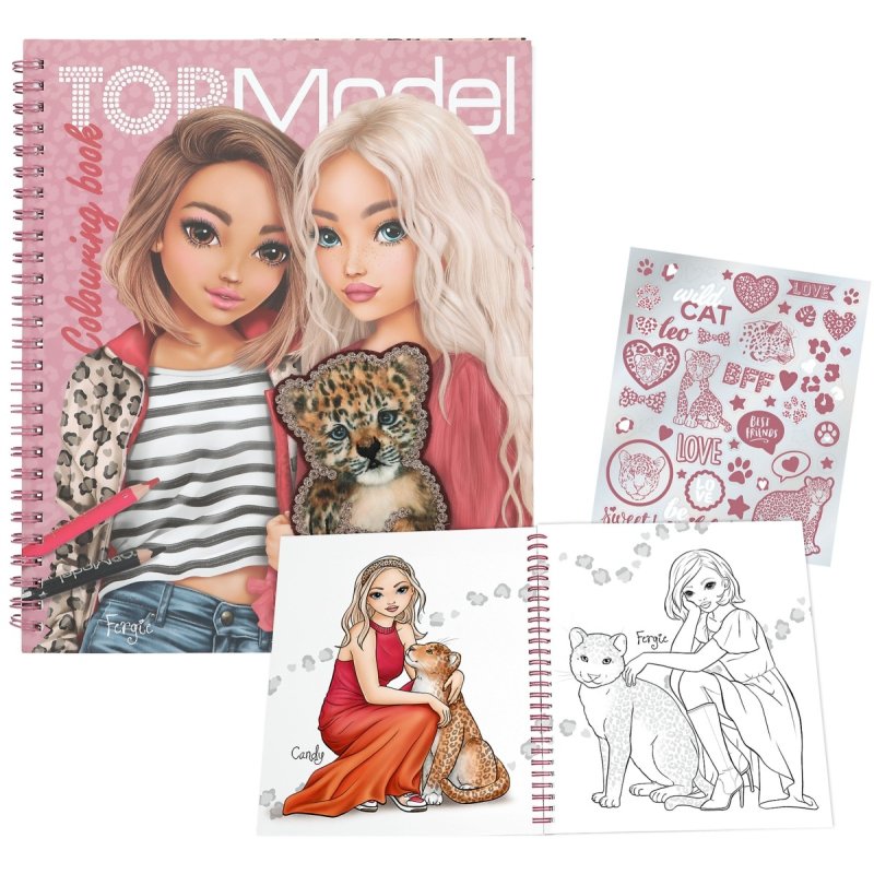 TOPModel Colouring Book LeoHeart