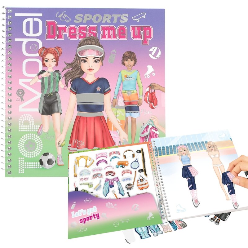 TOPModel Dress Me Up Stickerbook Sports