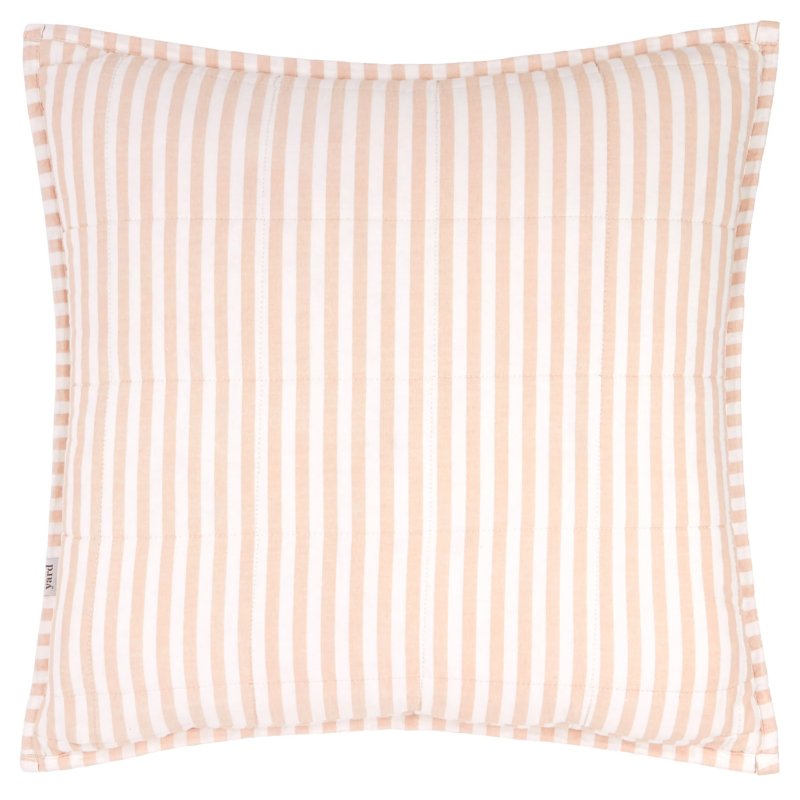 Yard Hebden Stripe Cushion Blush/Terracotta front