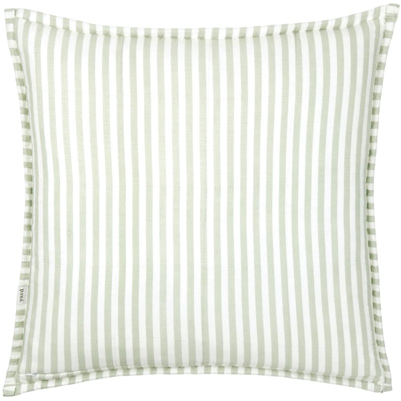 Yard Hebden Stripe Cushion Eucalyptus/Bay Green front