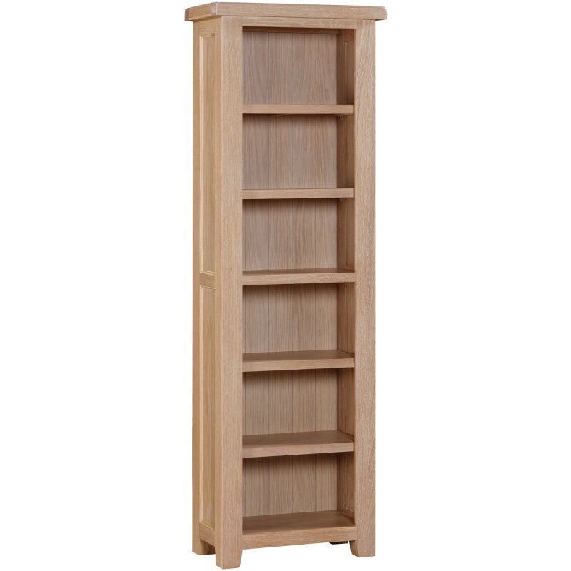 Wiltshire Oak Tall Narrow Bookcase
