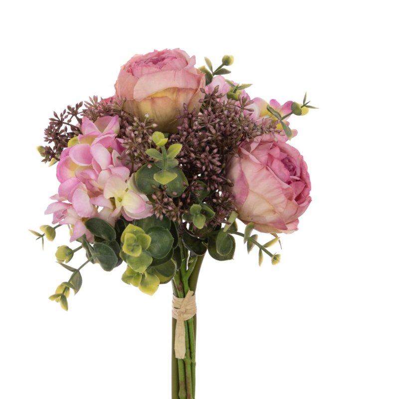 Floralsilk Rose And Foliage Bouquet