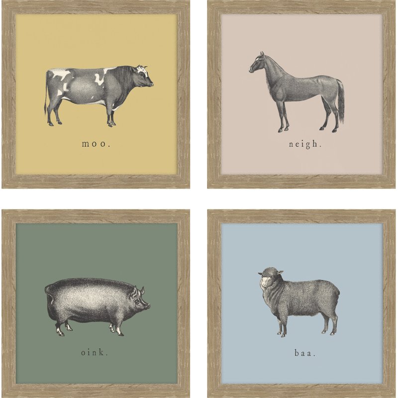Artko On The Farm Set Of 4