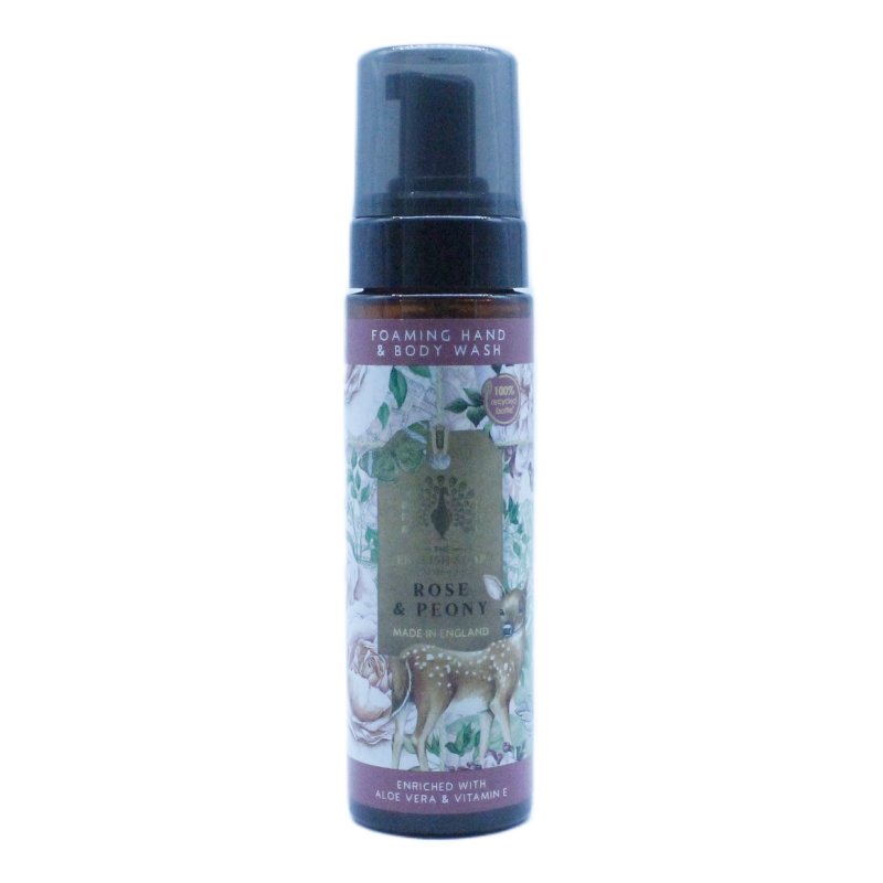 The English Soap Company Rose And Peony Foaming Hand And Body Wash