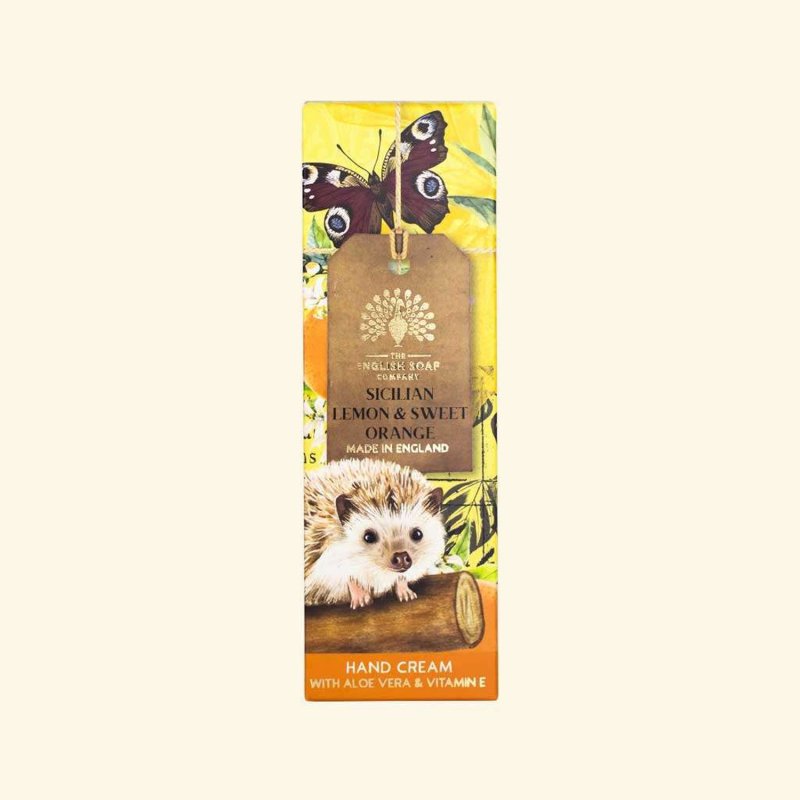The English Soap Company Sicilian Lemon And Sweet Orange Hand Cream in box