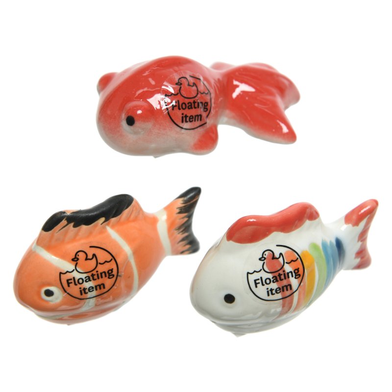 Kaemingk Assorted Porcelain Shiny Fish