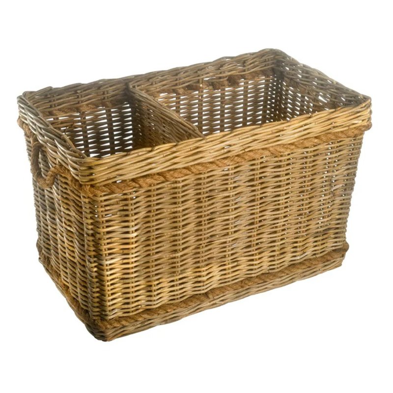 Stow Green Rattan Log Basket