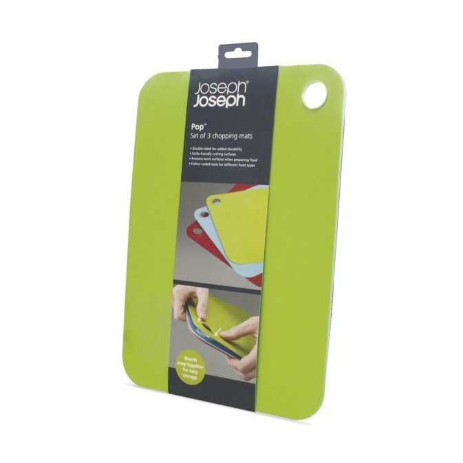 Joseph Joseph Pop Set Of 3 Chopping Mats