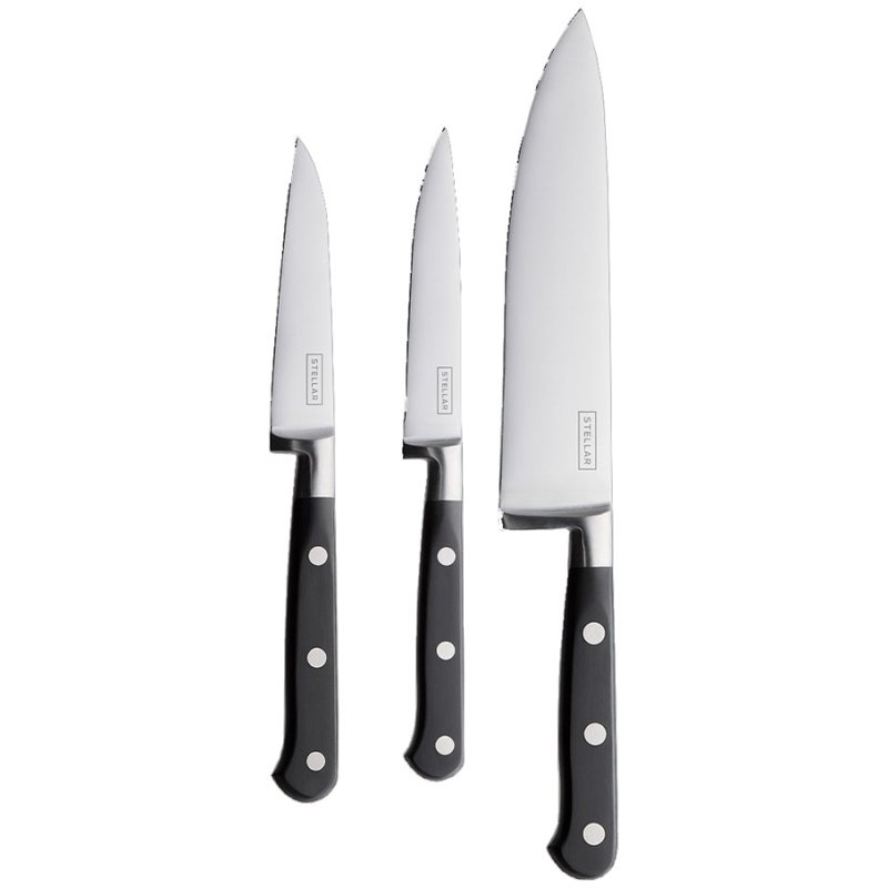 Stellar Sabatier IS 3 Piece Knife Set