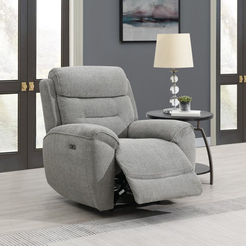 Aldiss Own Keswick Power Recliner Chair in Light Grey