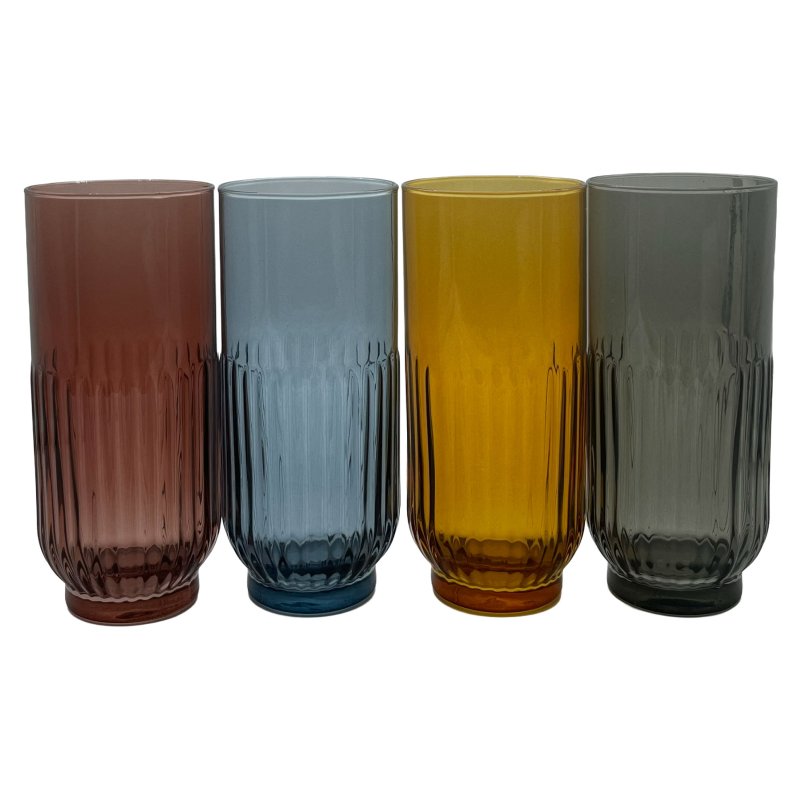 LAV Tokyo Multi Set Of 4 395cc Long Tumblers