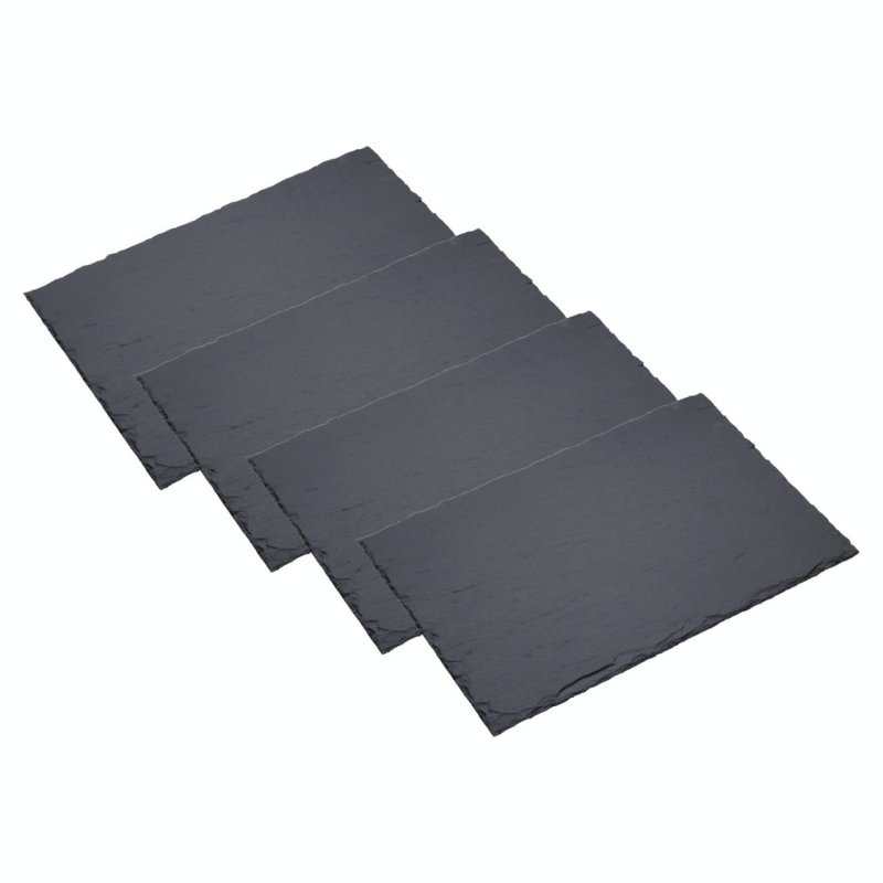 Artesea Set Of 4 Slate Grey Placemats