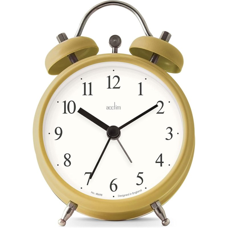 Acctim Haven Analogue Alarm Clock Powder