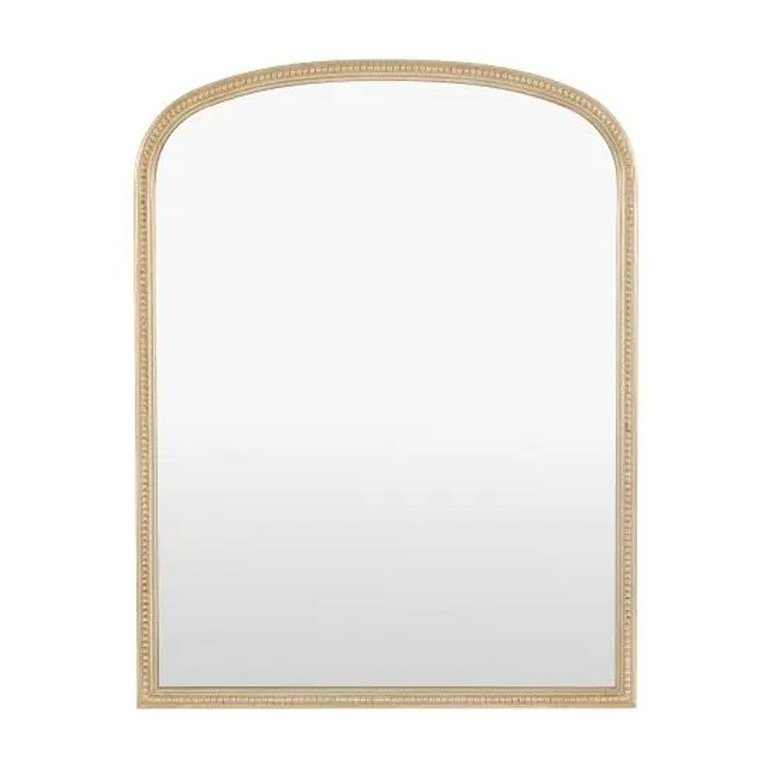 Florentine Overmantle Mirror Champgne